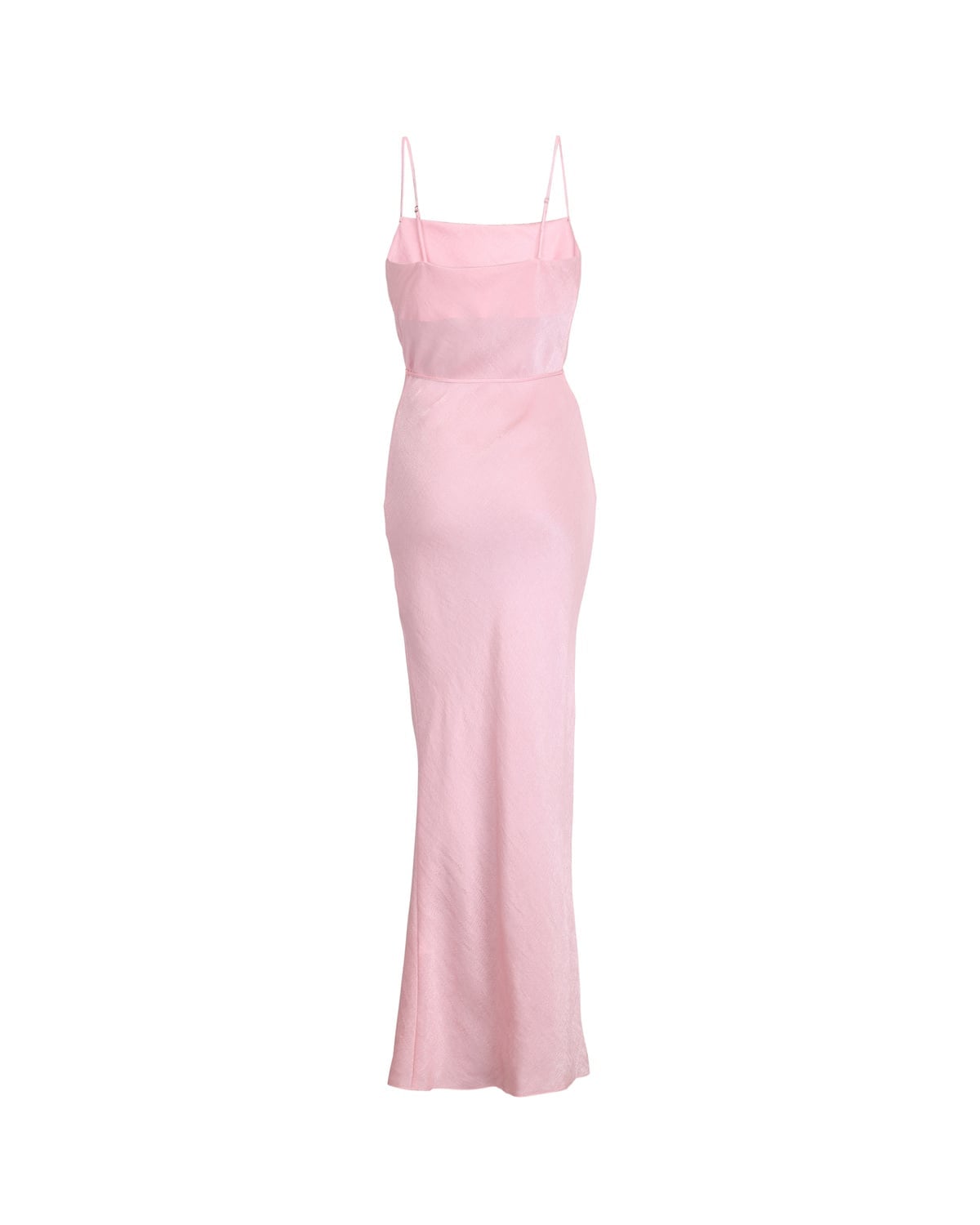Shiny Slip Dress, Dusty Pink. Image #2