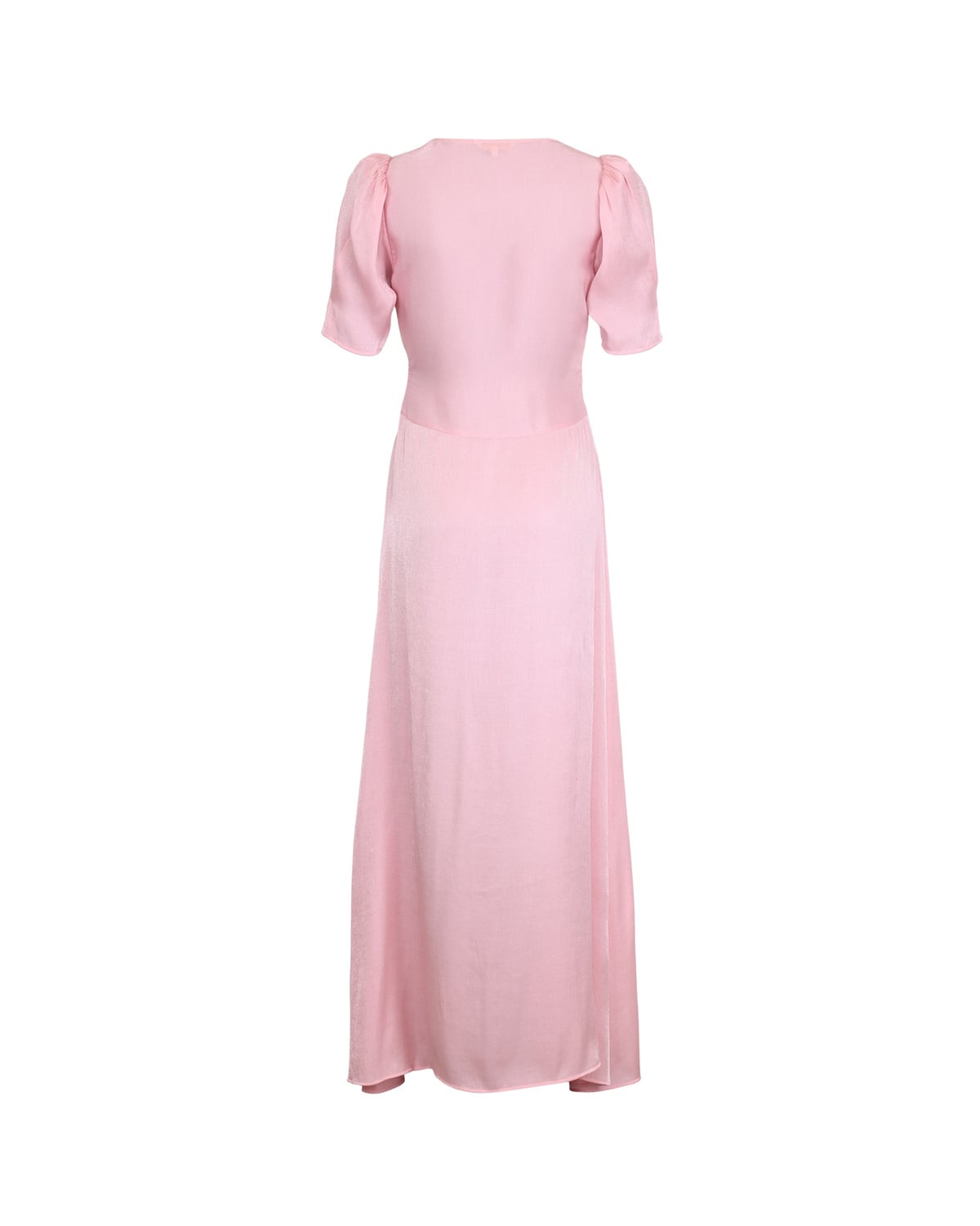Shiny Button-Down Dress, Dusty Pink. Image #2