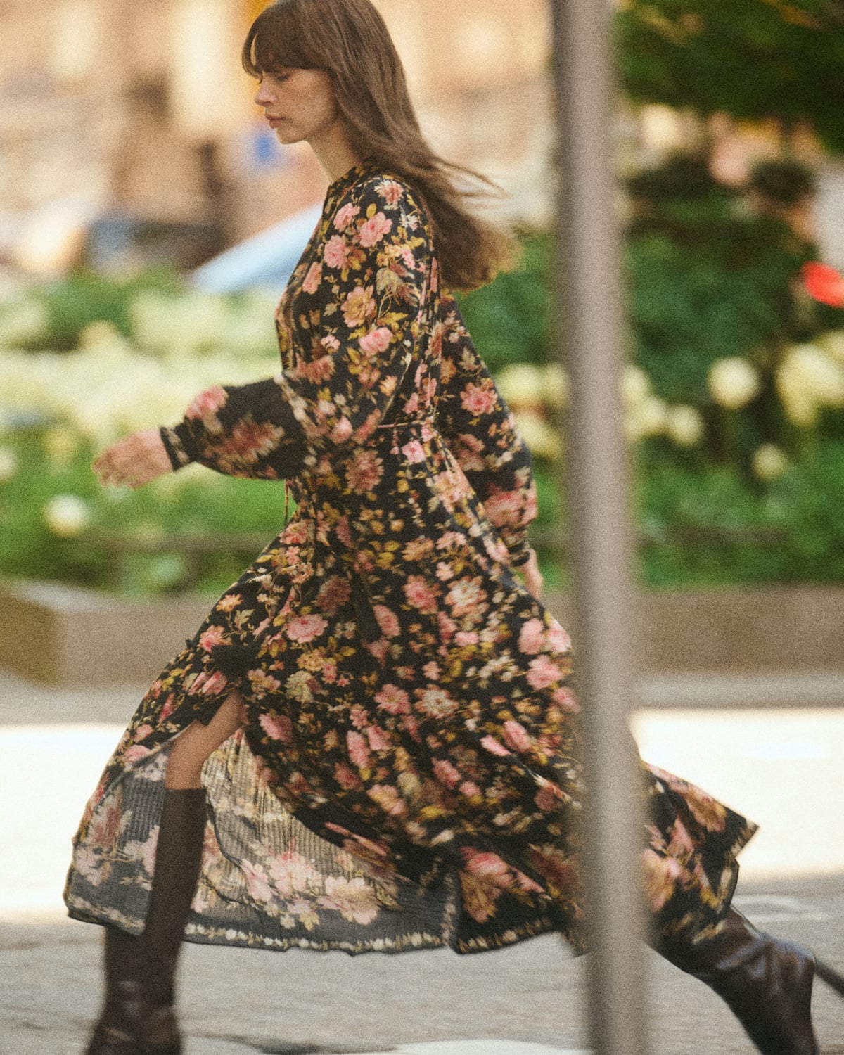 Bohemian Midi Dress, Evening Field. Image #1