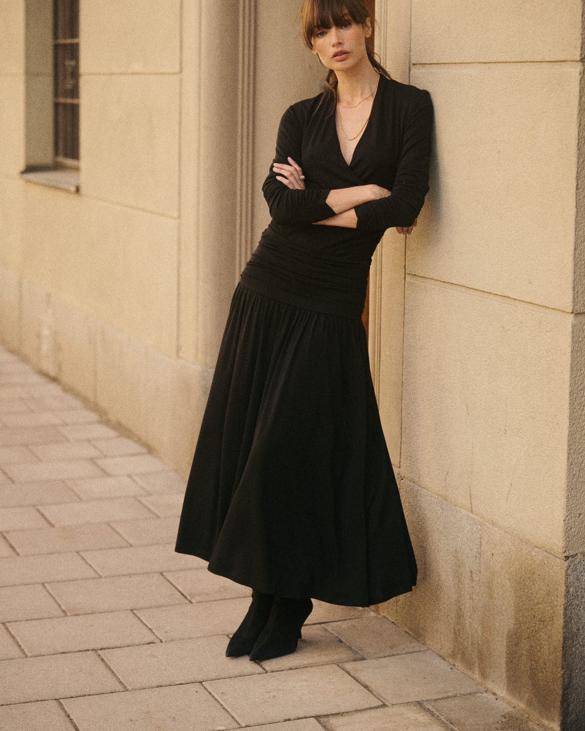 Jersey Skirt, Black. Image #1