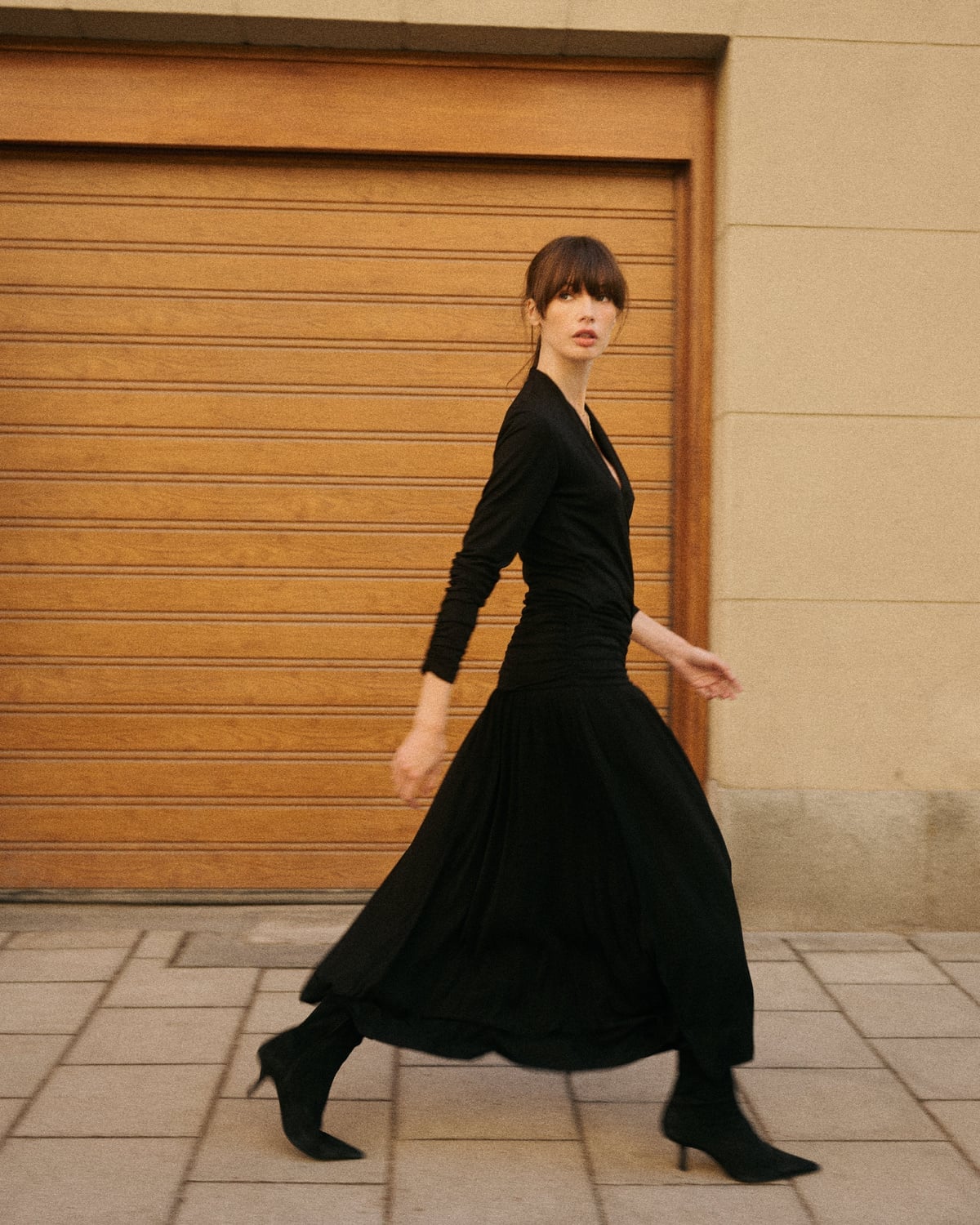 Jersey Skirt, Black. Image #2