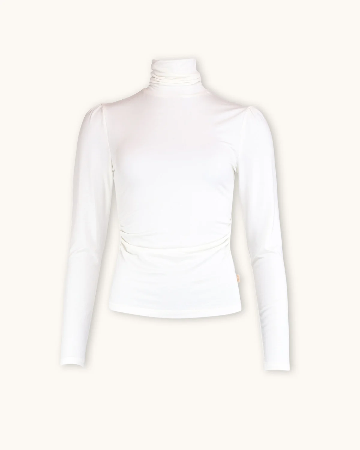 Jersey Turtleneck, Off White. Image #3