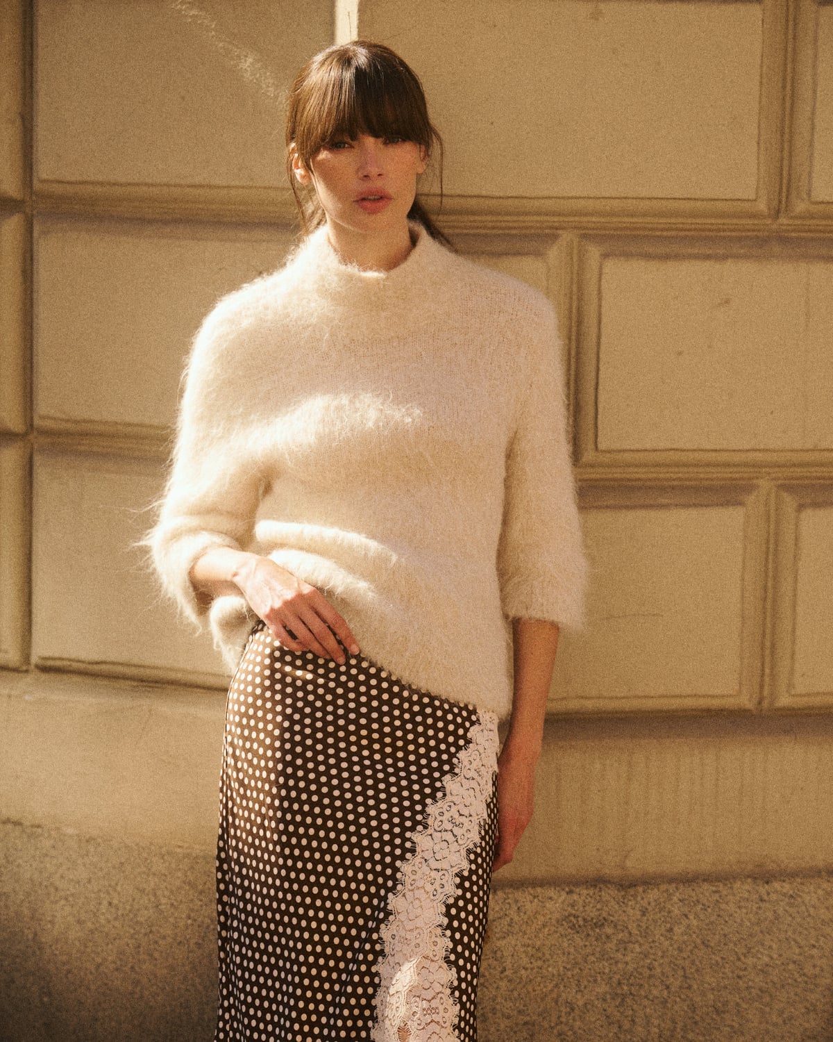 Hairy Knit Turtleneck, Soft. Image #1