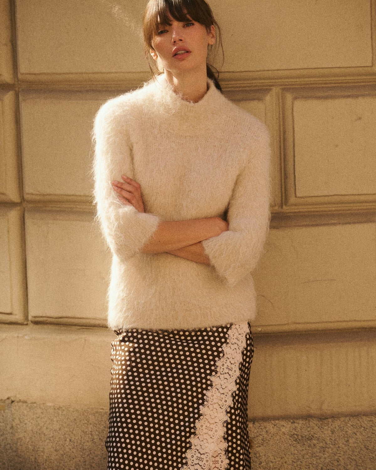 Hairy Knit Turtleneck, Soft. Image #2
