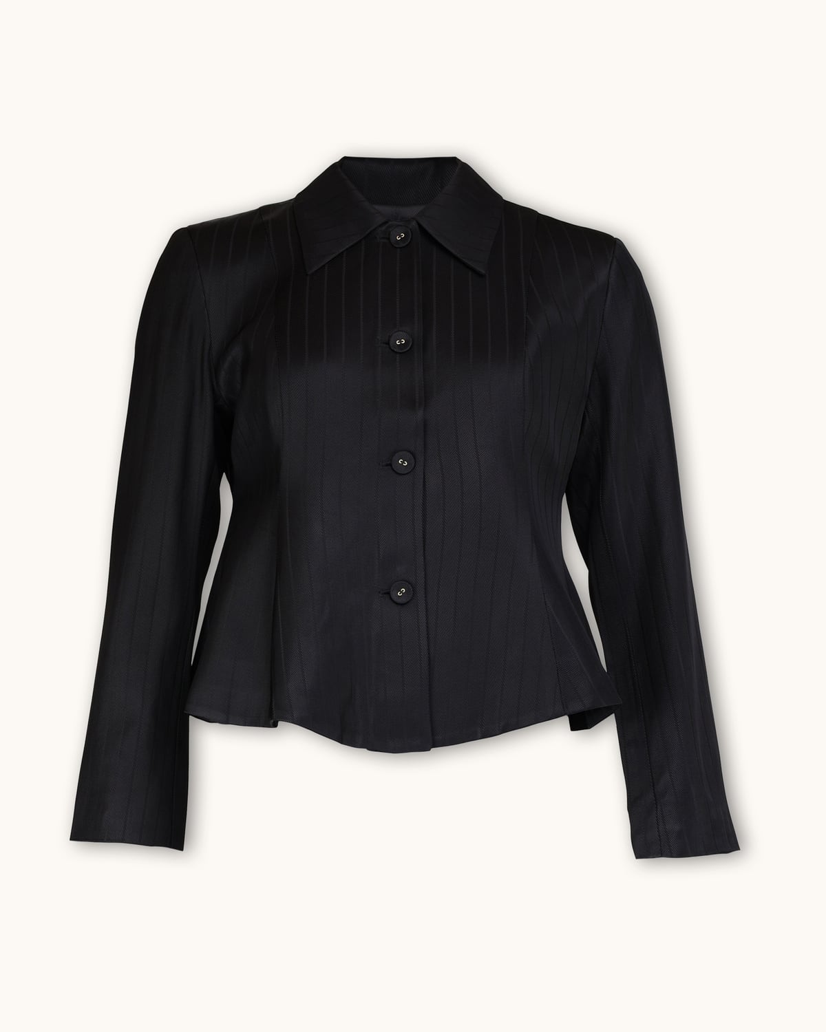 Tailored Blazer, Black. Image #4
