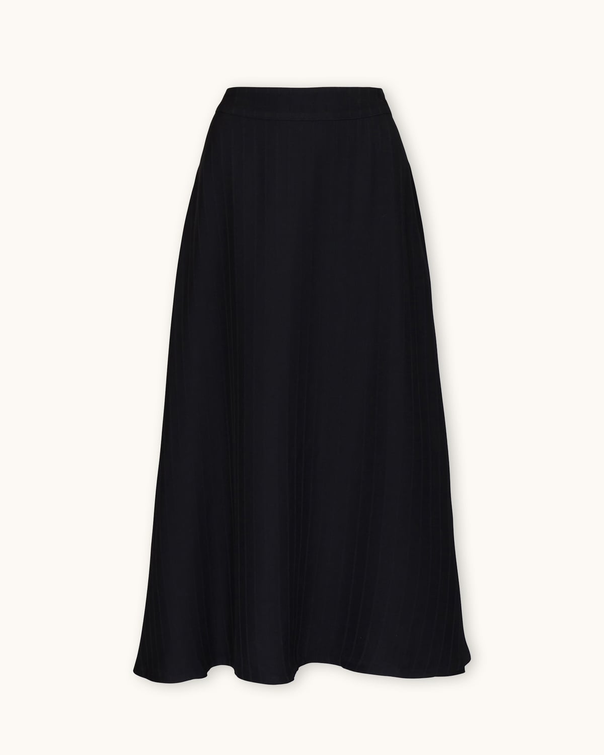 Tailored Midi Skirt, Black. Image #3